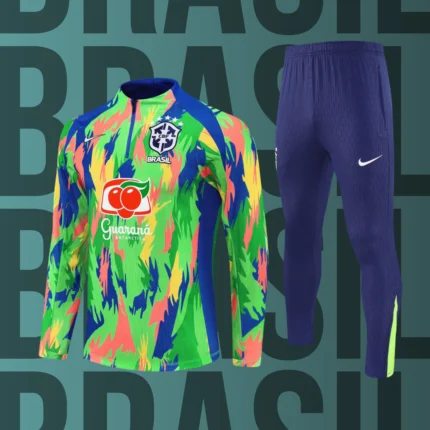 Chándal de niño media cremallera Brasil modelo 05