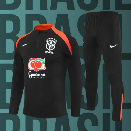 Chándal de niño media cremallera Brasil modelo 07