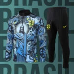 Chándal de niño media cremallera Brasil modelo 09