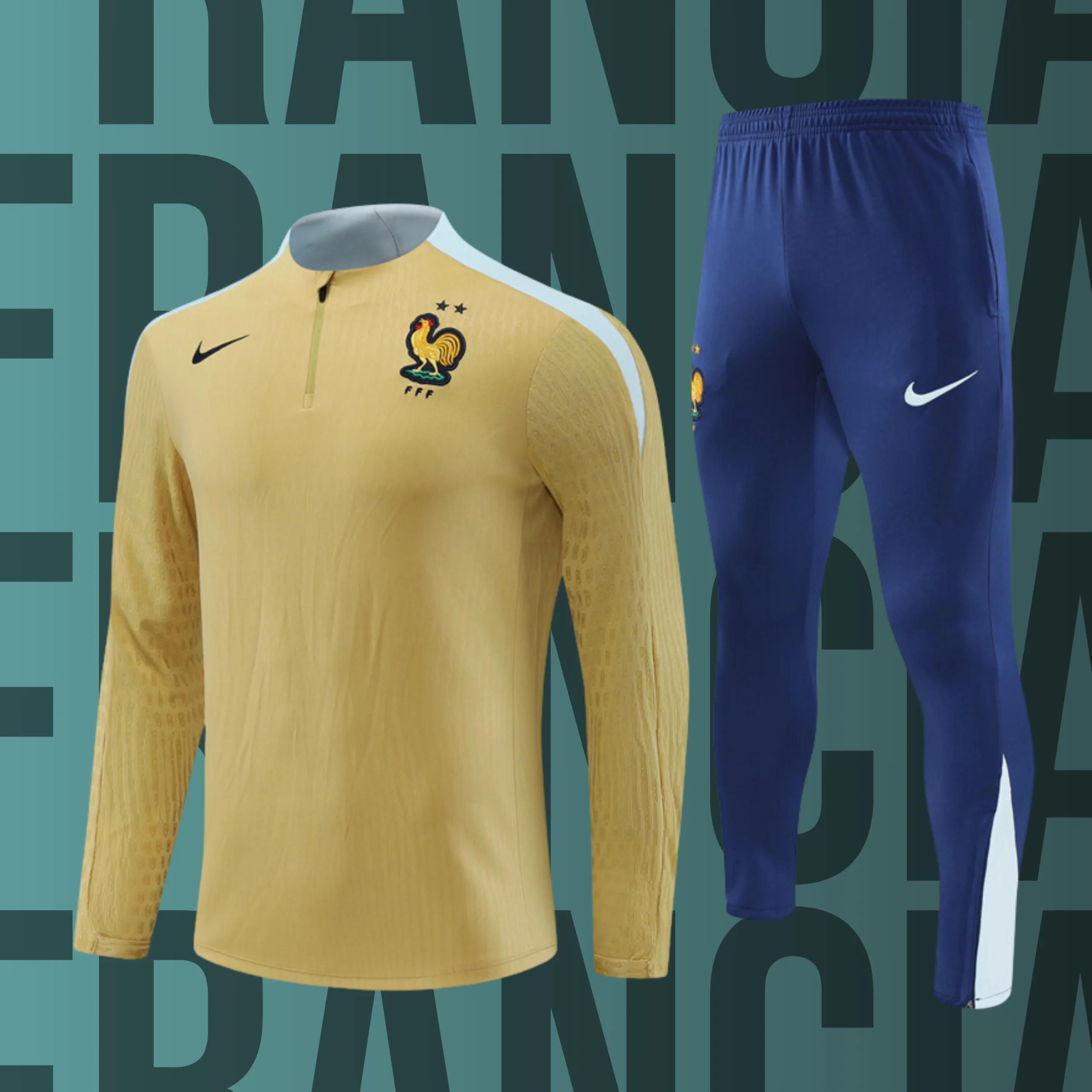 MCNino-Francia-7 Chándal de niño media cremallera Francia modelo 07 - Imagen 1