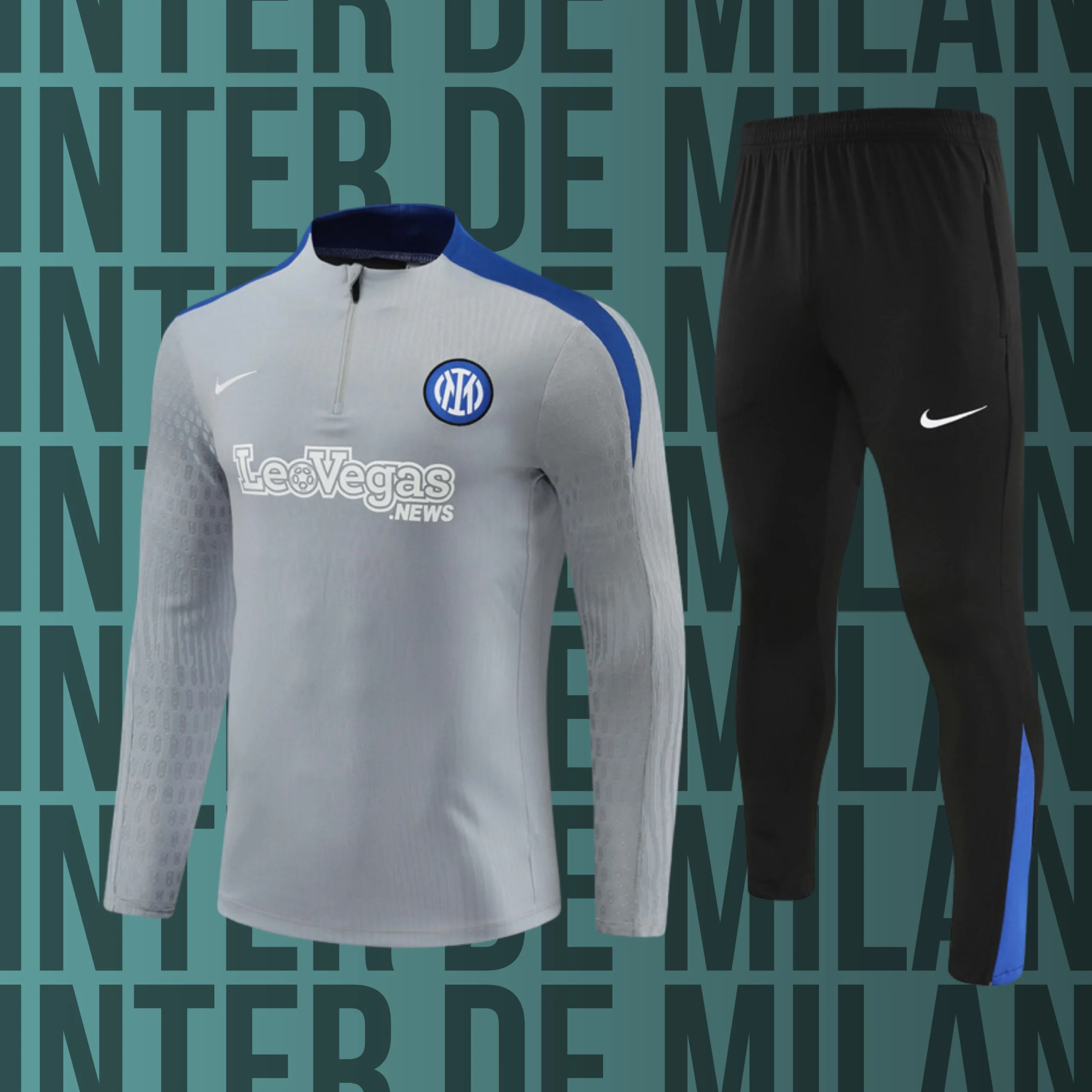 MCNino-InterdeMilan-4 Chándal de niño media cremallera Inter de Milán modelo 04 - Imagen 1