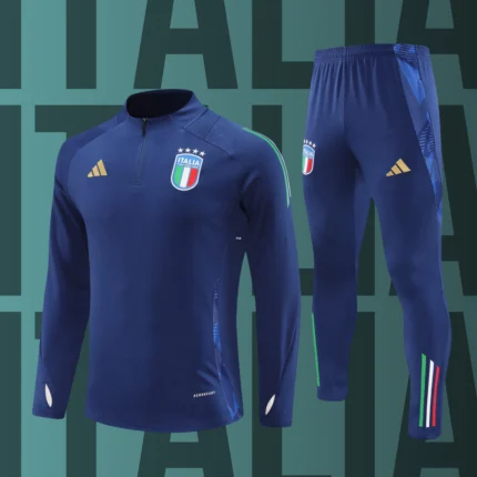 Chándal de niño media cremallera Italia modelo 02