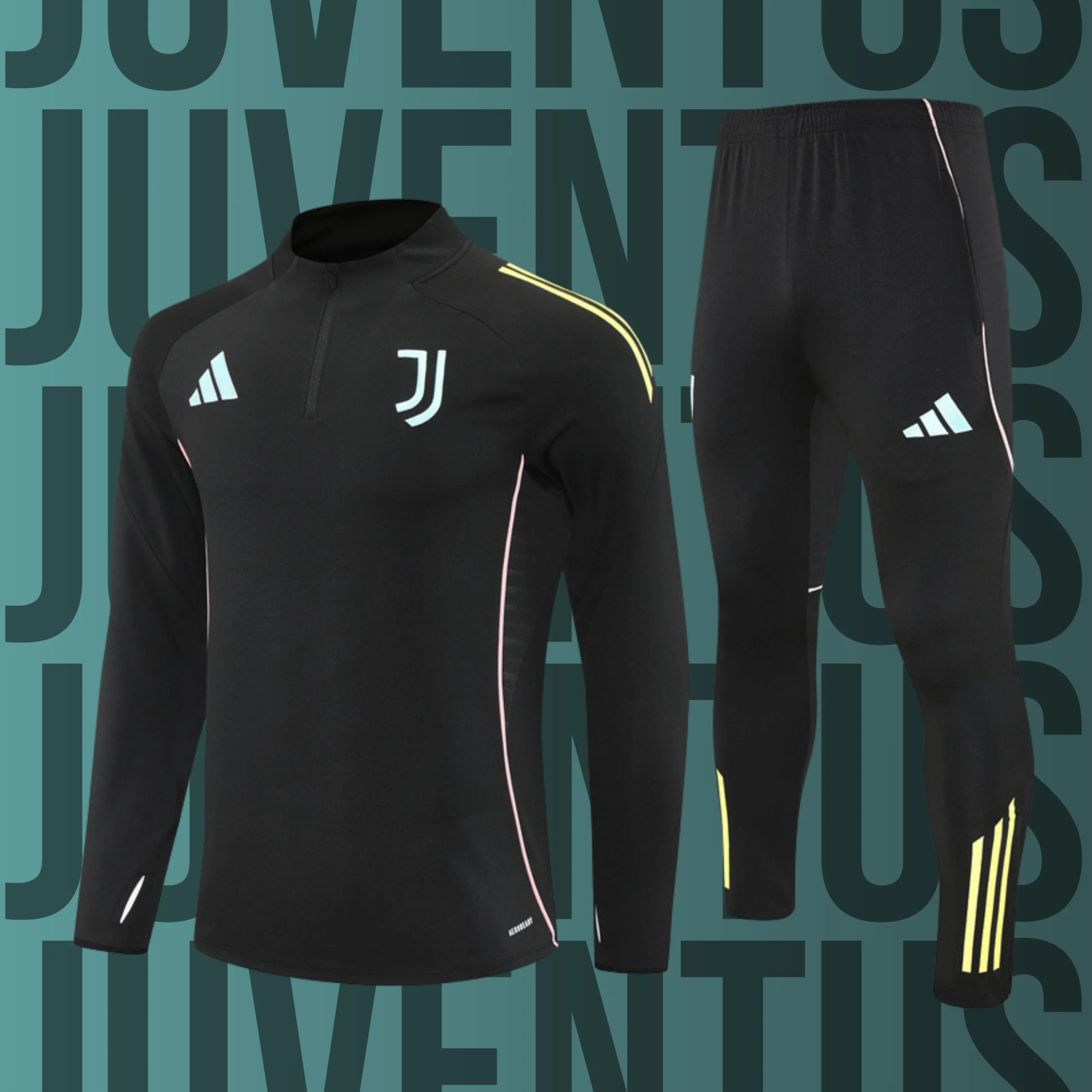 MCNino-Juventus-1 Chándal de niño media cremallera Juventus modelo 01 - Imagen 1