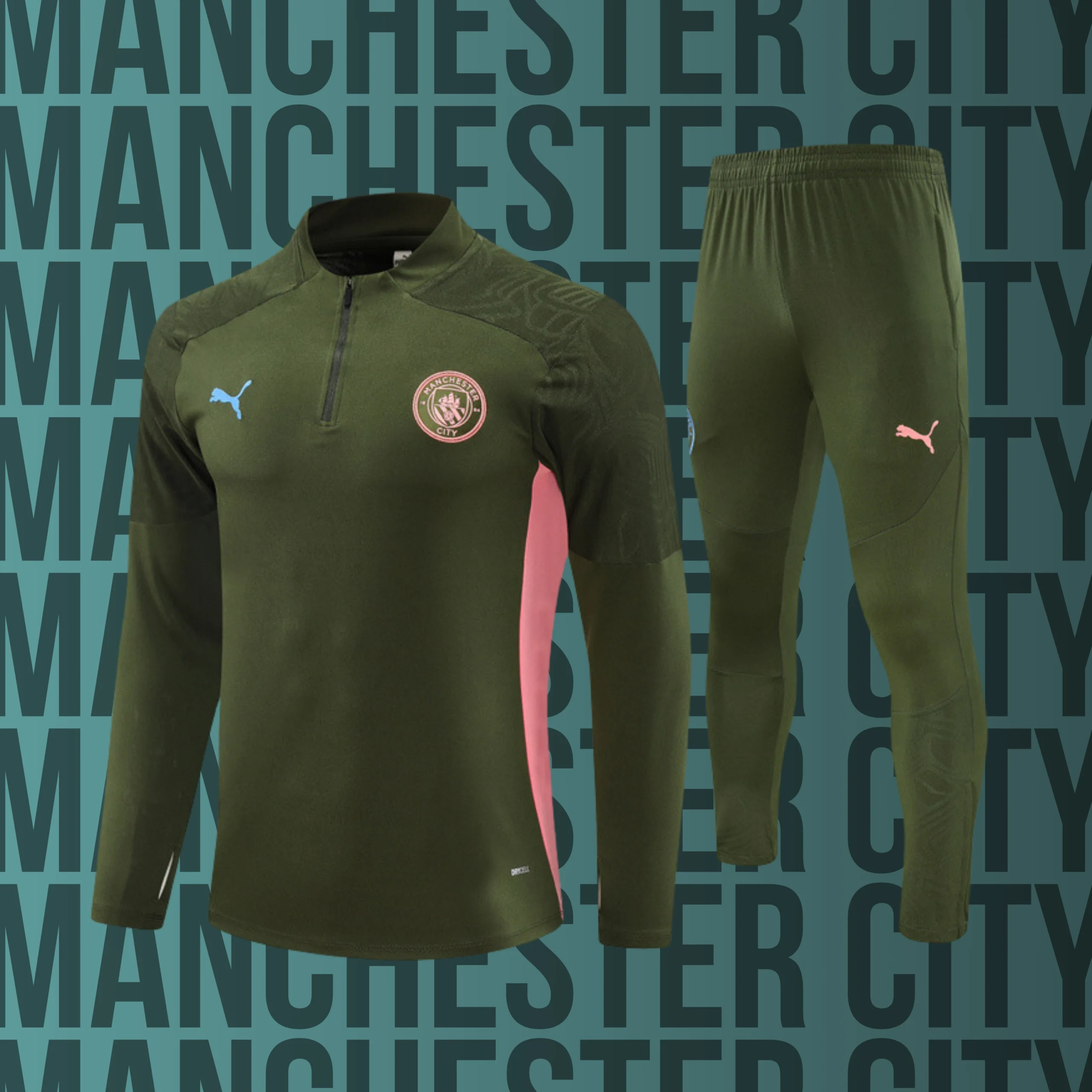 MCNino-ManchesterCity-5 Chándal de niño media cremallera Manchester City modelo 05 - Imagen 1