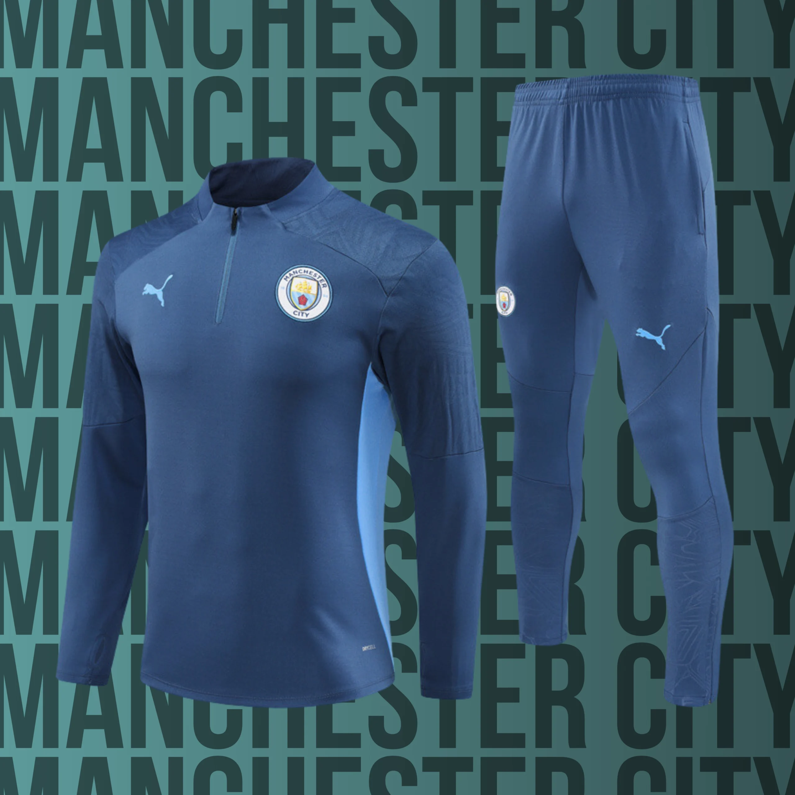 MCNino-ManchesterCity-7 Chándal de niño media cremallera Manchester City modelo 07 - Imagen 1