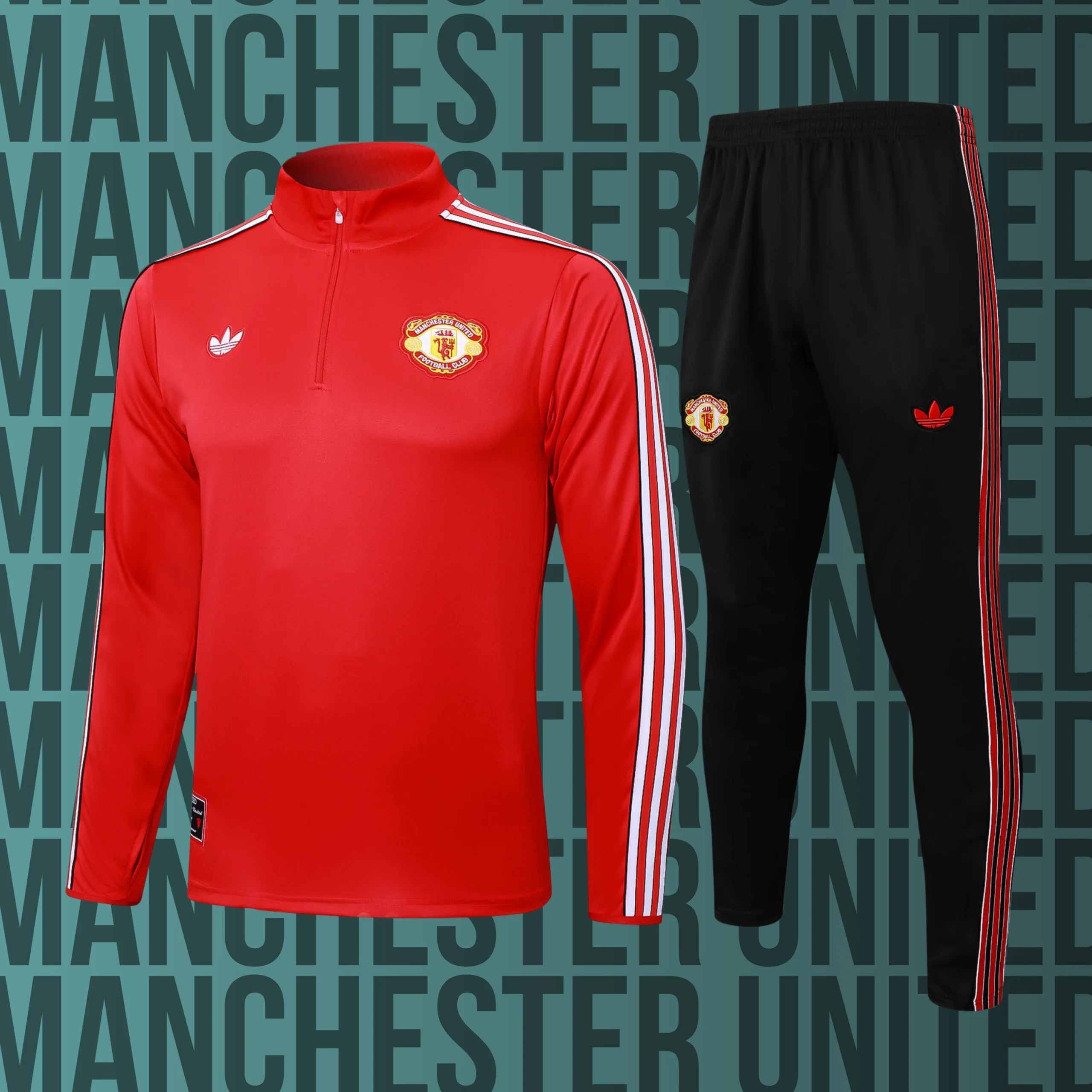 MCNino-ManchesterUnited-20 Chándal de niño media cremallera Manchester United modelo 20 - Imagen 1