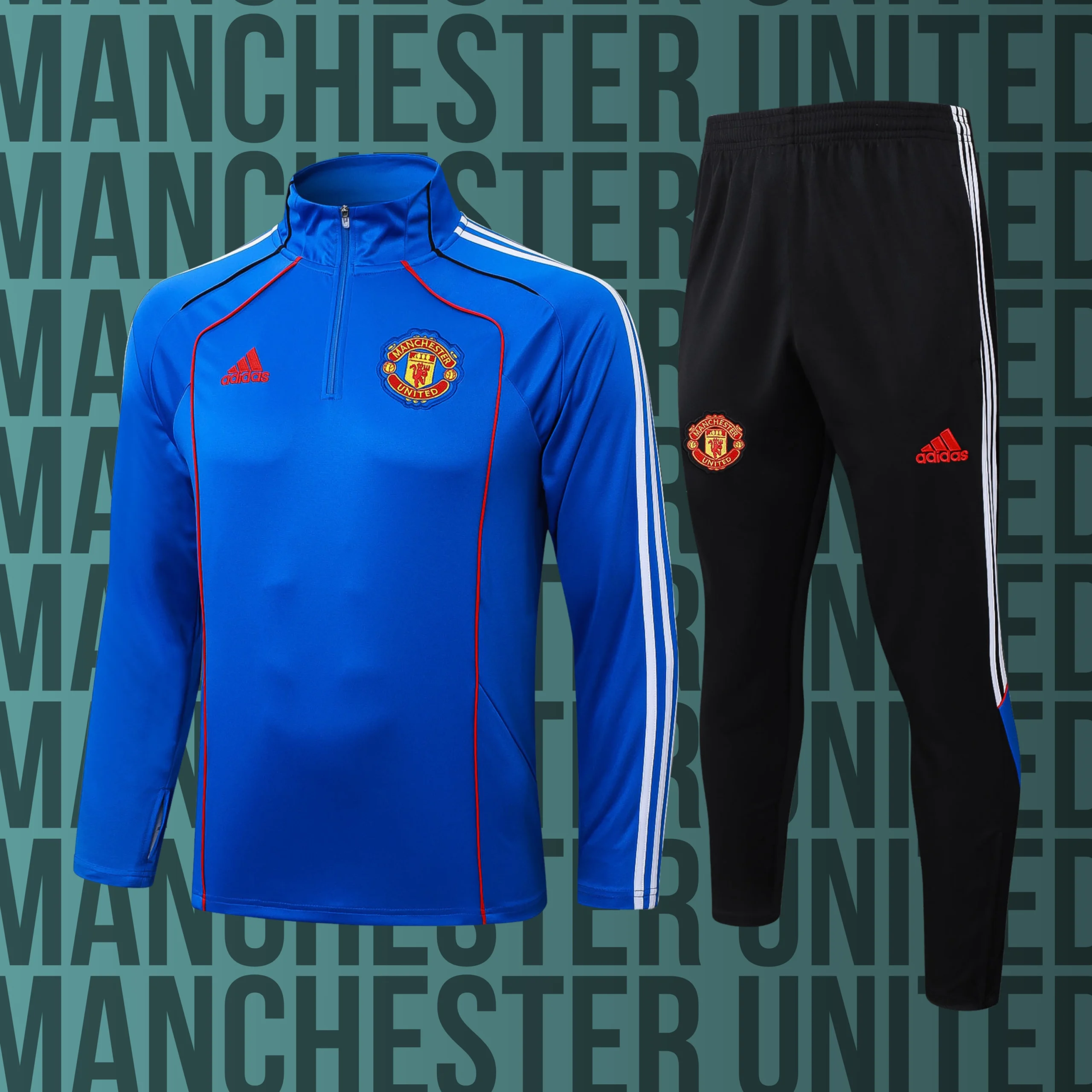 MCNino-ManchesterUnited-6 Chándal de niño media cremallera Manchester United modelo 06 - Imagen 1