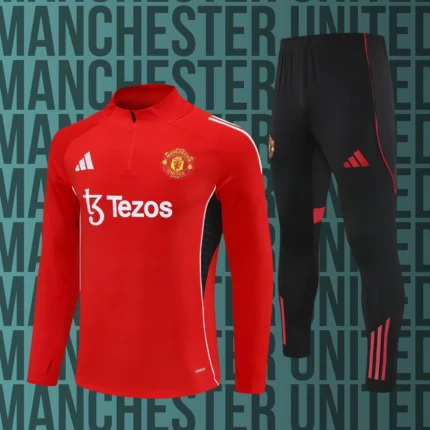 Chándal de niño media cremallera Manchester United modelo 08