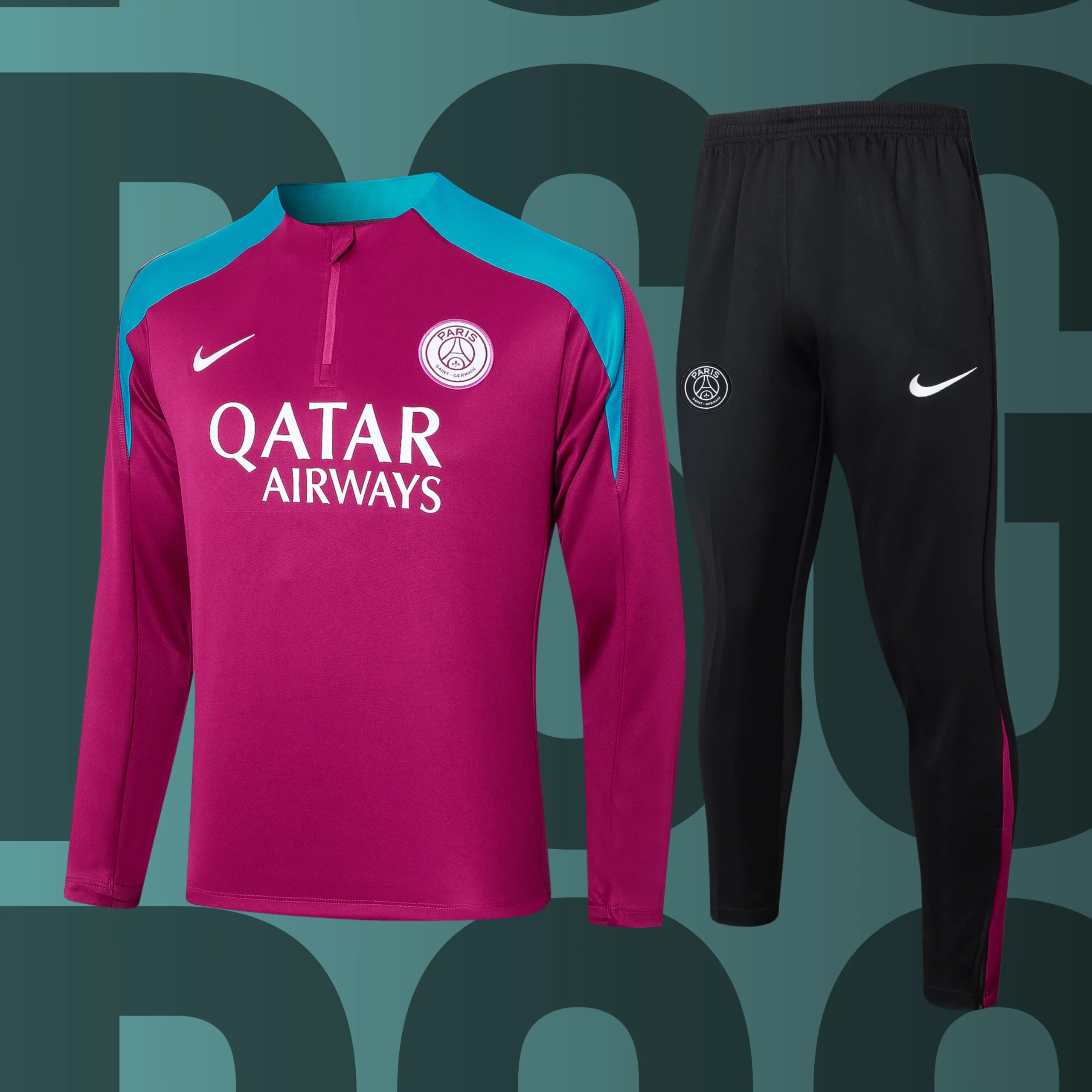 MCNino-PSG-20 Chándal de niño media cremallera PSG modelo 20 - Imagen 1