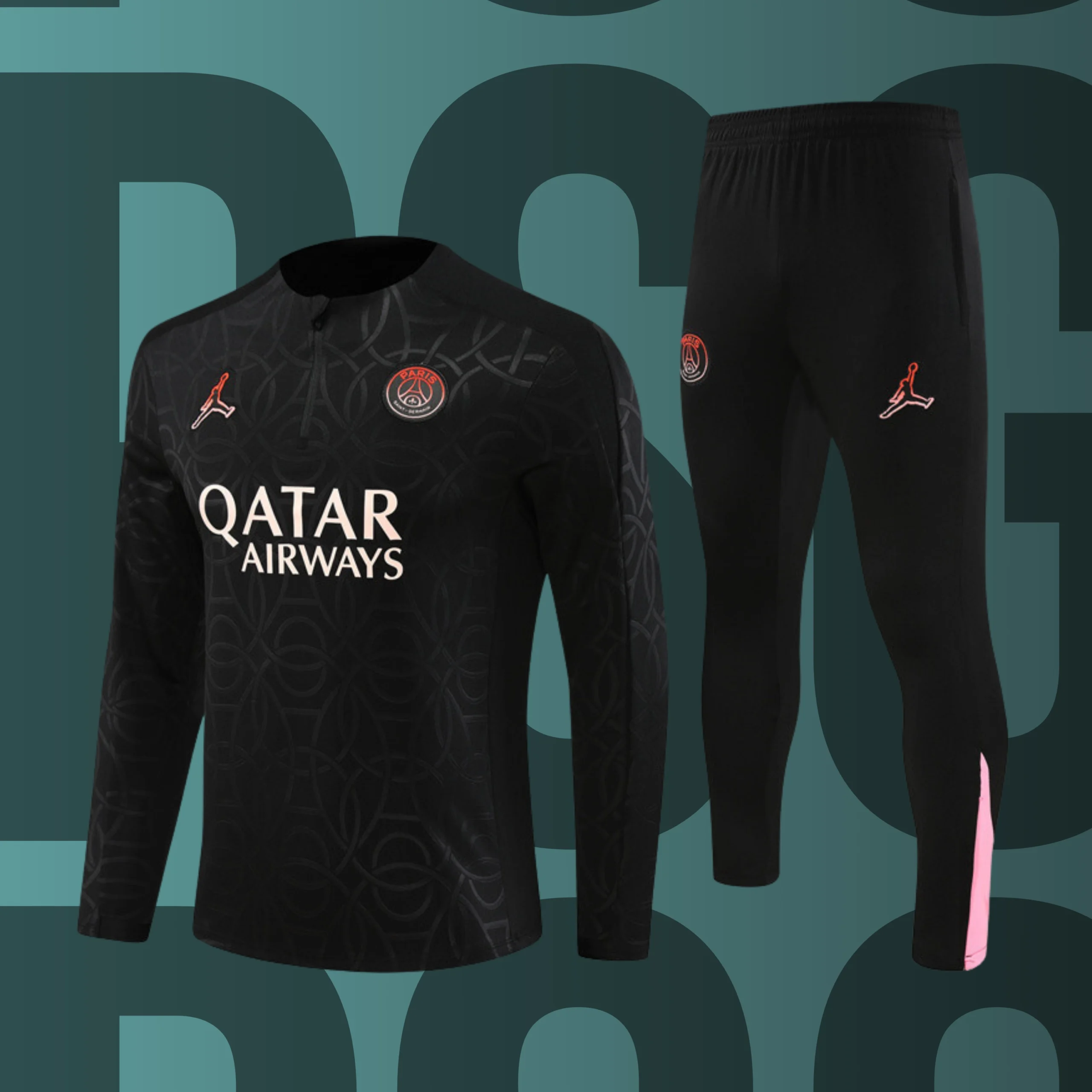 MCNino-PSG-25 Chándal de niño media cremallera PSG modelo 25 - Imagen 1