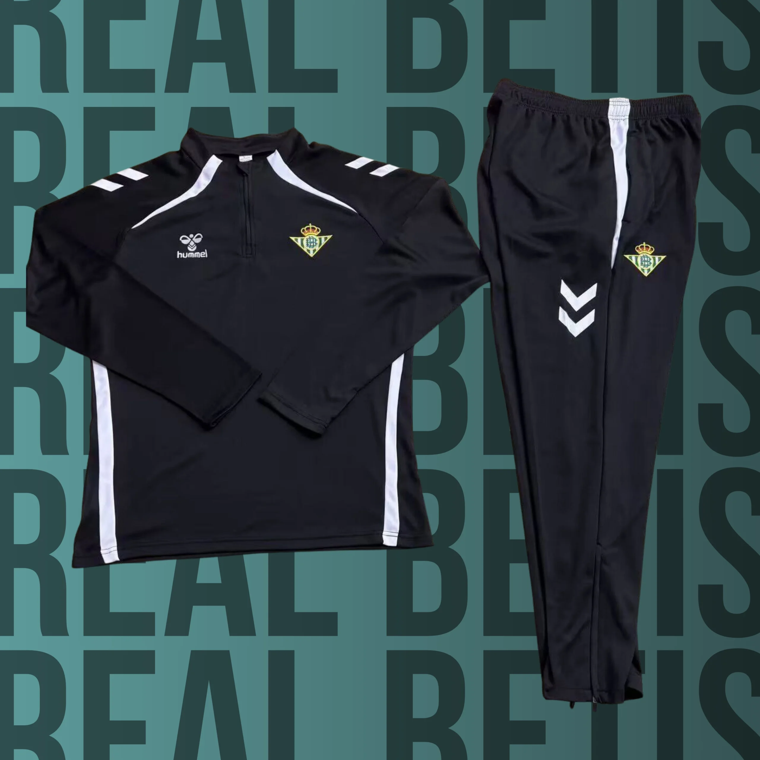 MCNino-RealBetis-1 Chándal de niño media cremallera Real Betis - Imagen 1