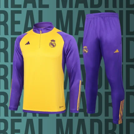 Chándal de niño media cremallera Real Madrid modelo 23