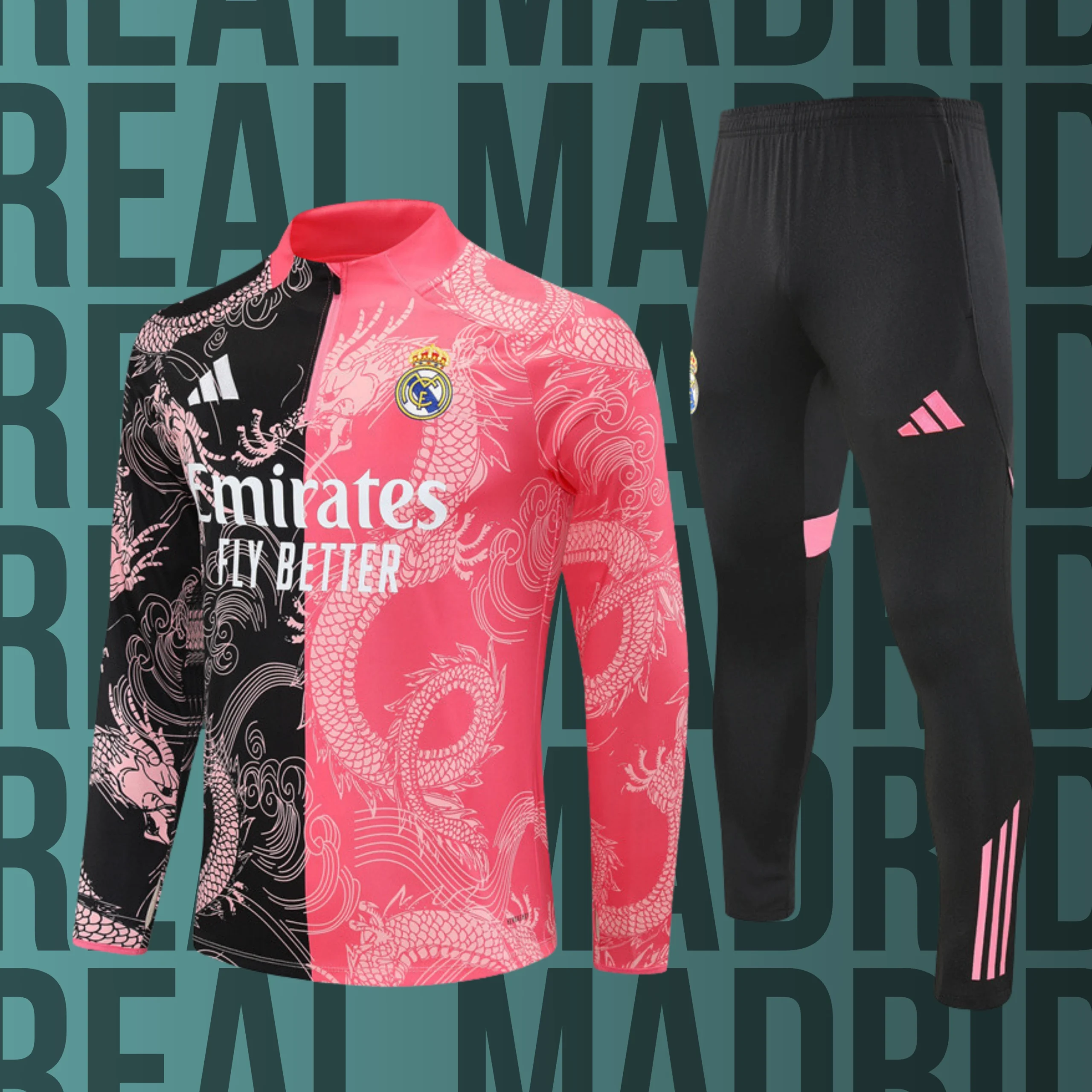 MCNino-RealMadrid-33 Chándal de niño media cremallera Real Madrid modelo 33 - Imagen 1