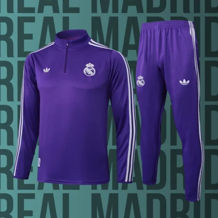 Chándal de niño media cremallera Real Madrid modelo 45