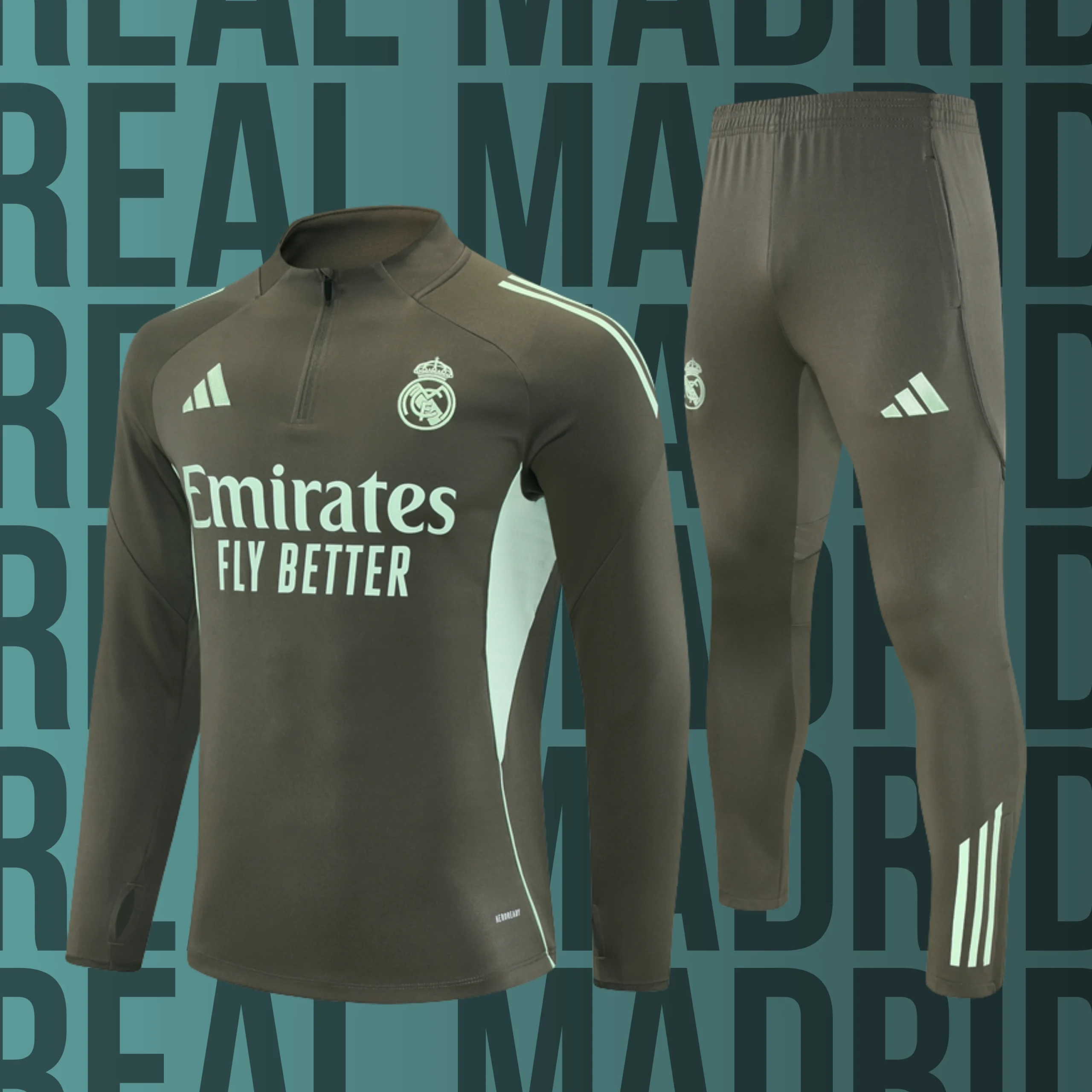 MCNino-RealMadrid-47 Chándal de niño media cremallera Real Madrid modelo 47 - Imagen 1