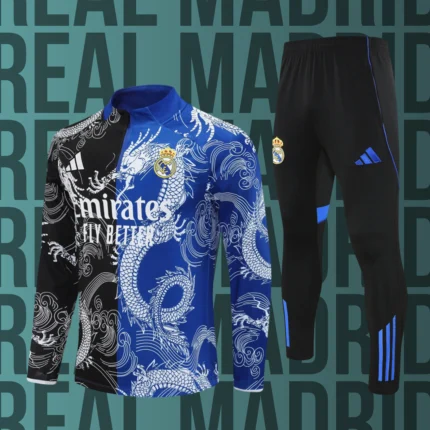 Chándal de niño media cremallera Real Madrid modelo 50
