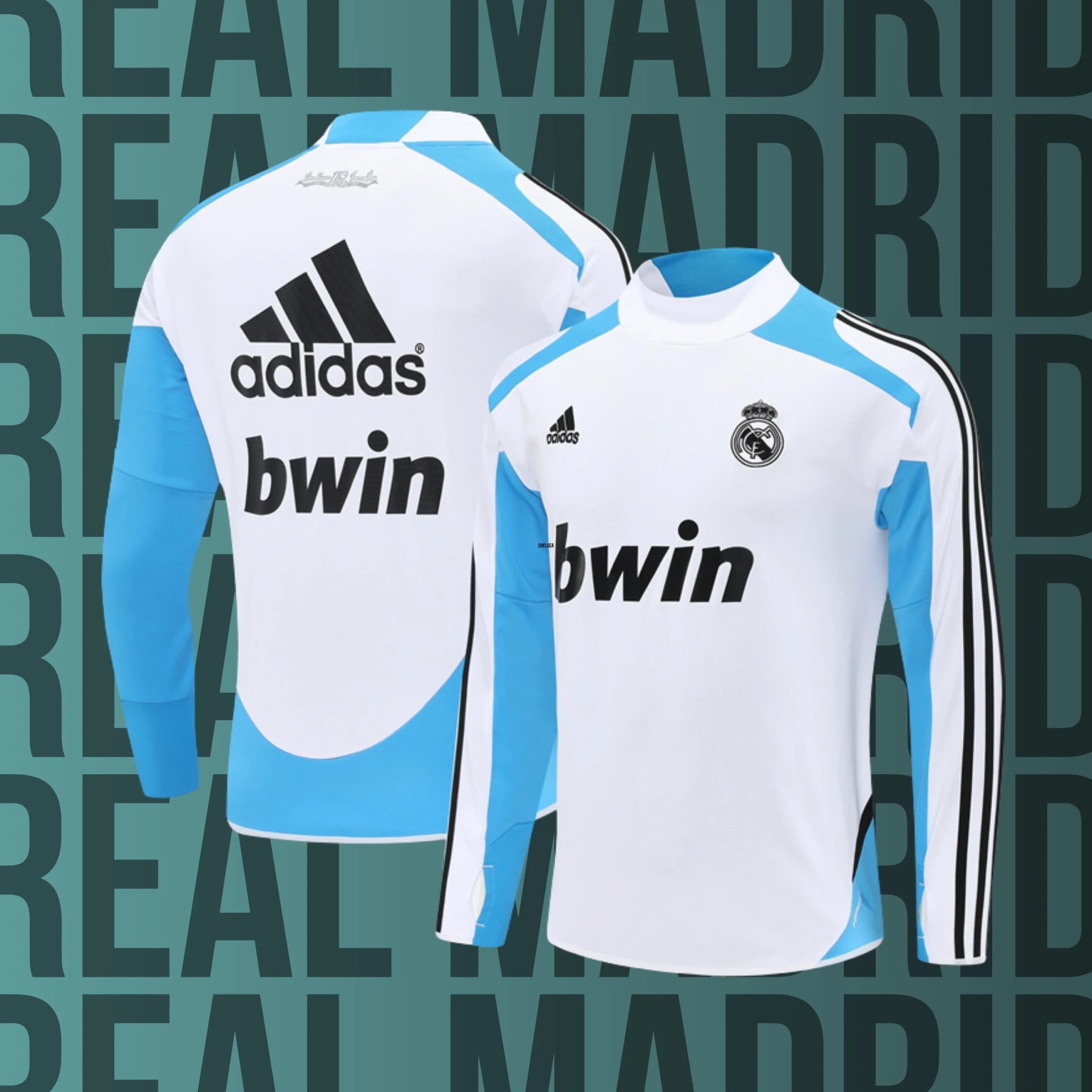 SudaderasRetro-RealMadrid-20 Sudadera retro Real Madrid modelo 20 - Imagen 1