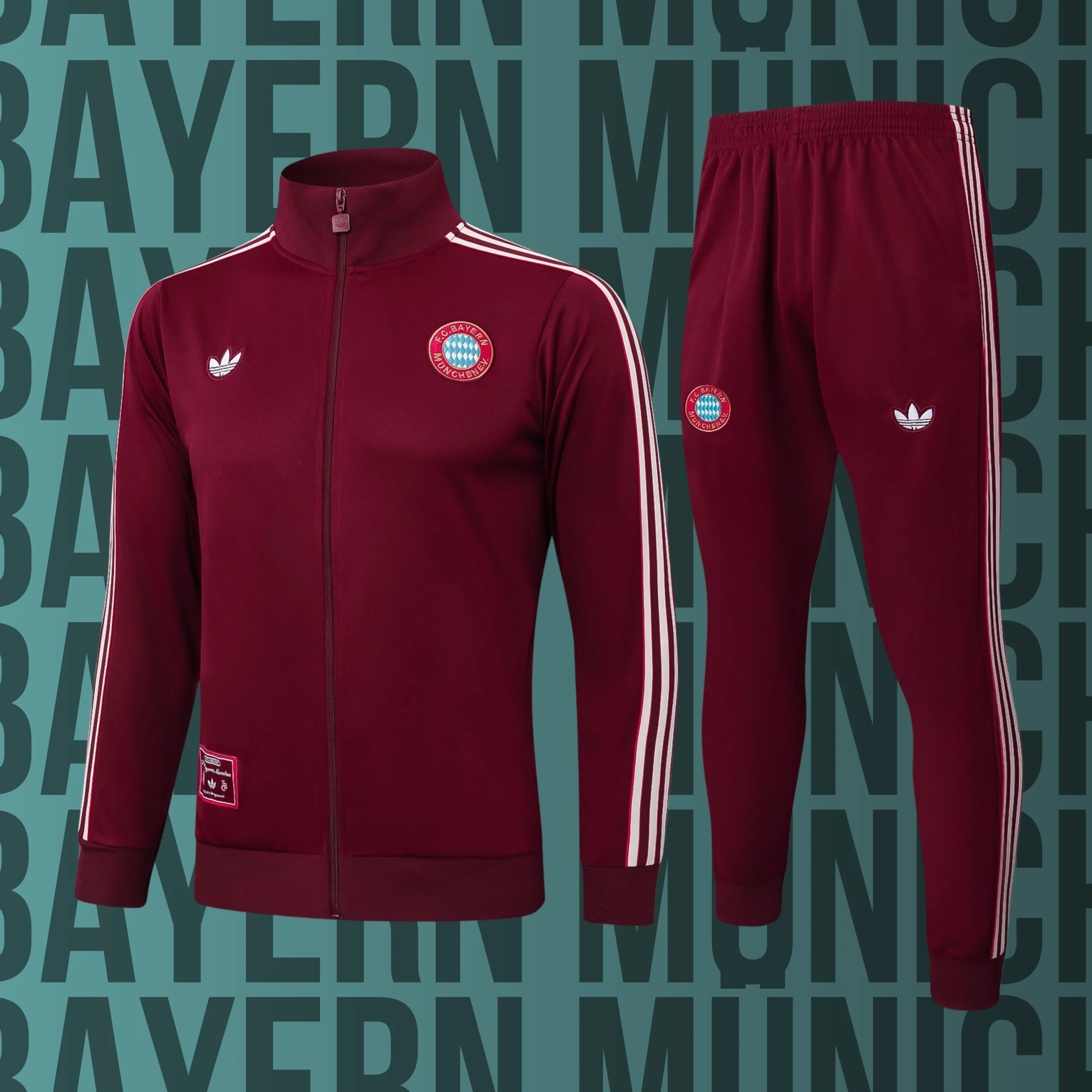 CCNino-BayernMunich-7 Chándal de niño cremallera completa Bayern Münich modelo 07 - Imagen 1