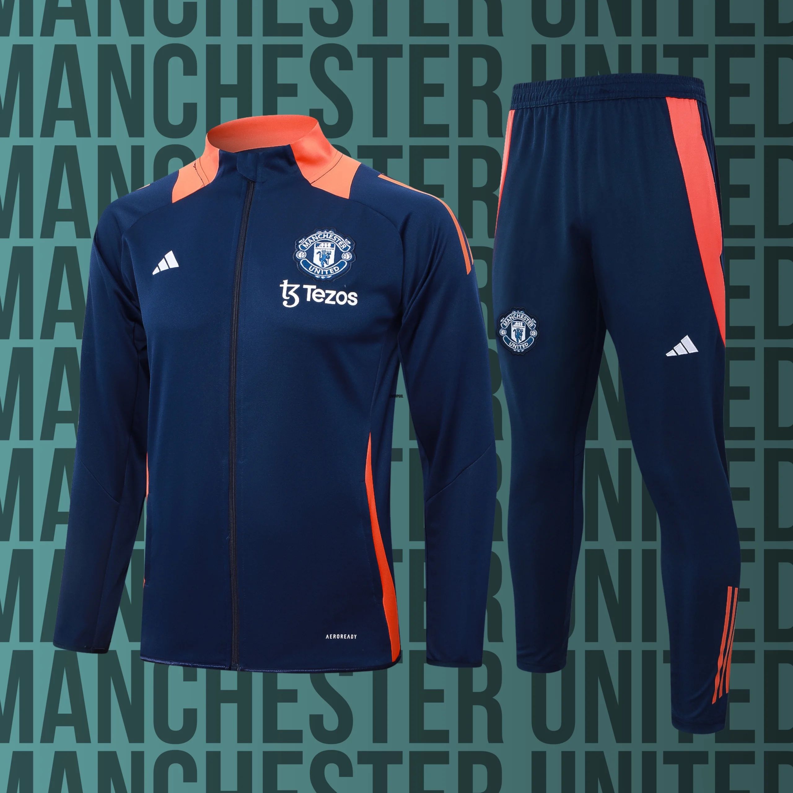 CCNino-ManchesterUnited-2 Chándal de niño cremallera completa Manchester United modelo 02 - Imagen 1