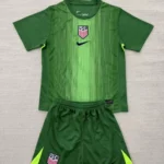 Kit de niño Estados Unidos portero color verde 2025