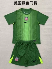 Kit de niño Estados Unidos portero color verde 2025