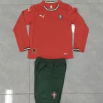 Kit de niño Portugal local 2025 manga larga