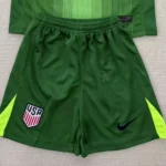 Short Estados Unidos portero color verde 2025