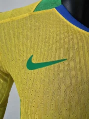 Brasil local manga larga 2025 versión jugador - Imagen 8