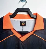 Roma retro manga larga 99/00 visitante - Imagen 4