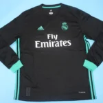 Real Madrid retro manga larga 17/18 visitante