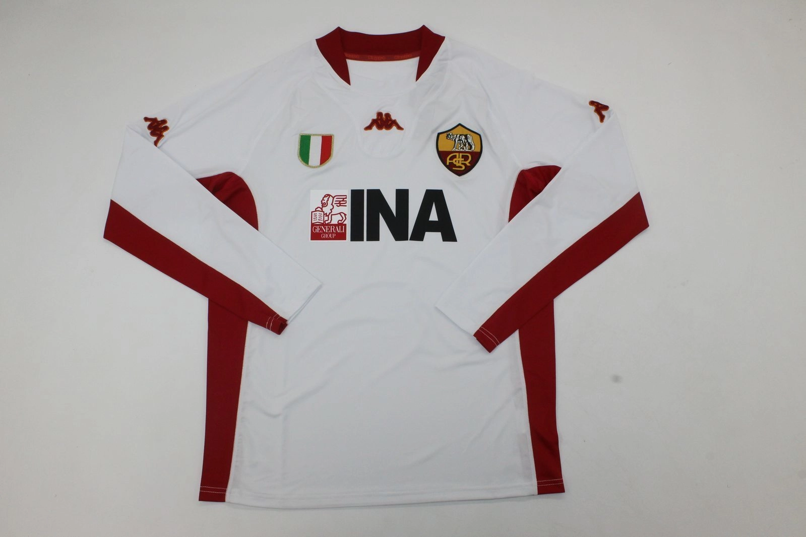 d40f482c Roma retro manga larga 01/02 visitante - Imagen 1