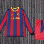Kit de niño Barcelona retro manga larga 10/11