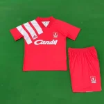 Kit de niño Liverpool retro 91/92 local