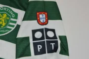 Kit de niño Sporting Lisboa retro manga larga 02/03 - Imagen 14