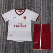 Kit de niño Arsenal retro 07/08 visitante