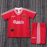 Kit de niño Liverpool retro 95/96 local