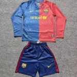 Kit de niño Barcelona retro manga larga 08/09