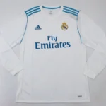 Real Madrid retro manga larga 17/18 local versión jugador