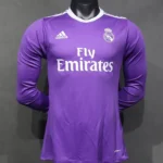 Real Madrid retro manga larga 16/17 visitante versión jugador