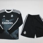 Kit de niño Real Madrid retro manga larga 14/15