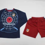 Kit de niño Atlético de Madrid retro manga larga 04/05 visitante