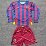 Kit de niño Barcelona retro manga larga 05/06