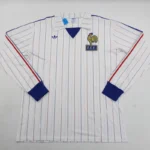 Francia retro manga larga 1980 visitante