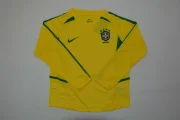 Kit de niño Brasil retro manga larga 2002 - Imagen 4