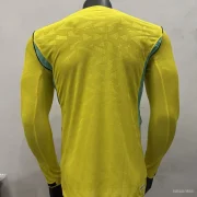 Brasil local manga larga 2026 versión jugador - Imagen 3