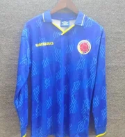 Colombia retro manga larga 1994 visitante