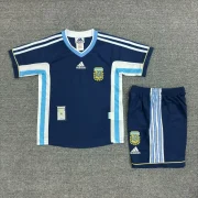 Kit de niño Argentina retro 1998 visitante