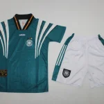 Kit de niño Alemania retro 1996 visitante