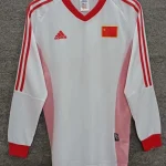 China retro manga larga 2002 visitante