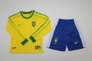 Kit de niño Brasil retro manga larga 1998